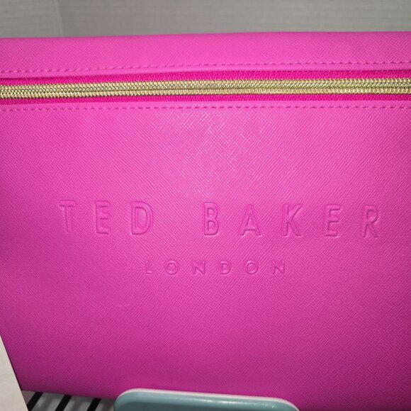 Ted Baker London Saffiano Deboss Wristlet Pouch - Picture 2 of 8
